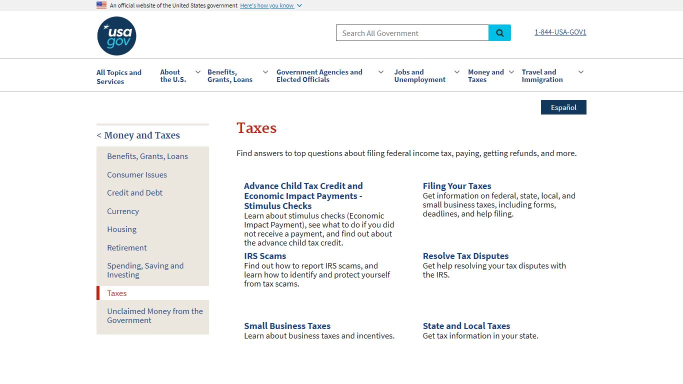 Taxes | USAGov