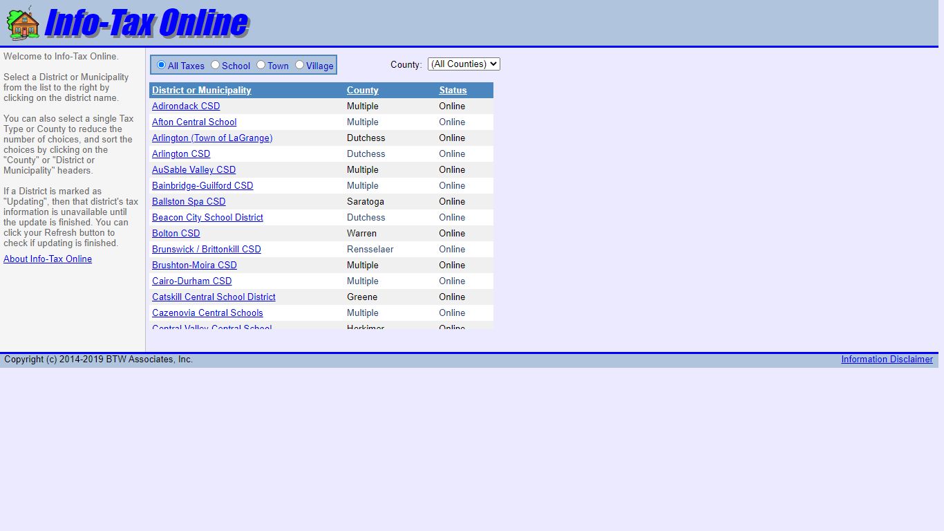 Info-Tax Online